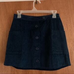 Navy blue skirt
